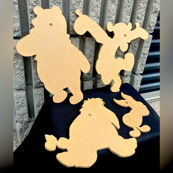 Winnie the Pooh and Friends Wooden Wall Cut Outs - Picture 2 of 3